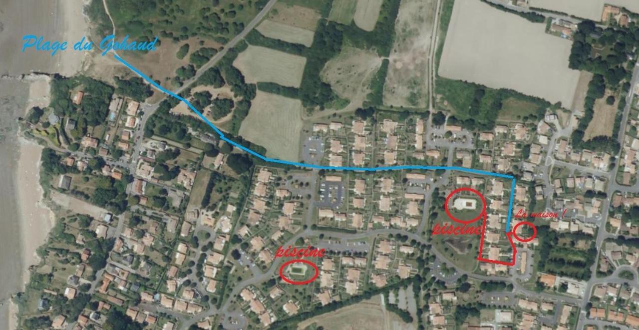 Charmante Maison De Vacances, 4P, Piscines, Proche Gohaud Saint-Michel-Chef-Chef Zewnętrze zdjęcie